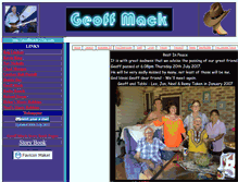 Tablet Screenshot of geoffmack.250x.com