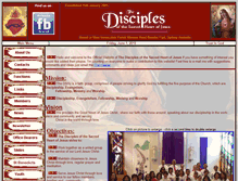 Tablet Screenshot of disciples.250x.com